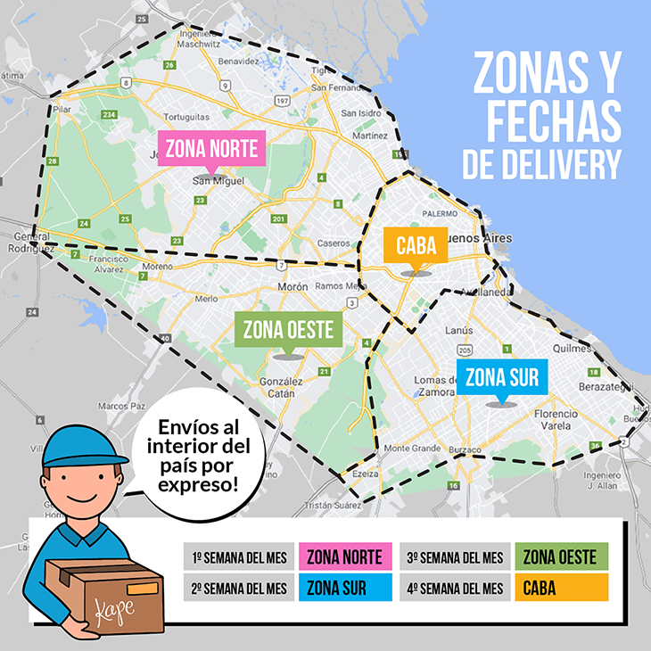 zona de delivery